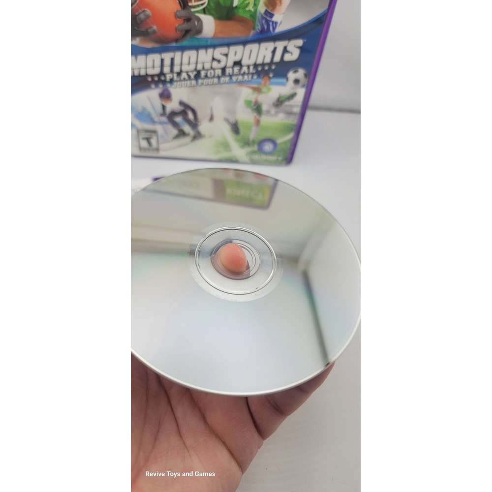 MotionSports Play For Real (Microsoft Xbox 360 2010) CIB Complete Tested Working - Picture 5 of 7